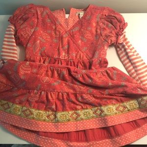 Girls long sleeve Xmas dress